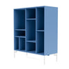 Montana Compile Decorative Shelf With Legs Azure Blue/Snow White
