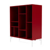 Montana Compile Decorative Shelf With Legs Beetroot/Snow White
