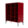 Montana Compile Decorative Shelf With Legs Beetroot/Black