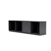 Montana Line Sideboard mit 3 cm Sockel, Carbonschwarz