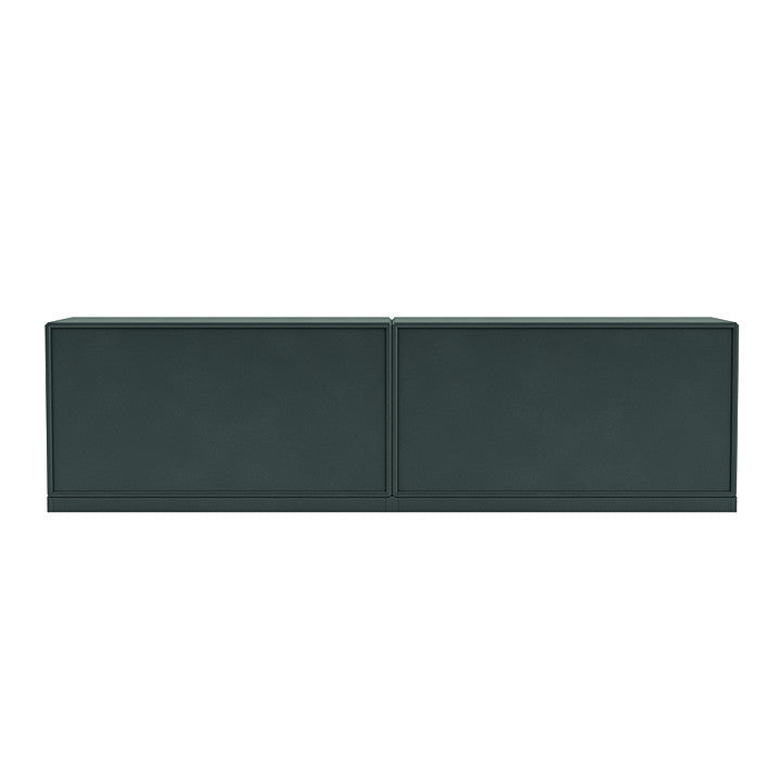 Montana Line Sideboard mit 3 cm Sockel, schwarzer Jade