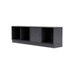 Montana Line Sideboard mit 7 cm Sockel, Carbonschwarz