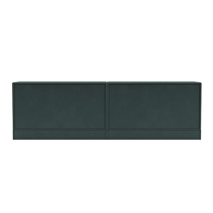 Montana Line Sideboard mit 7 cm Sockel, schwarzer Jade