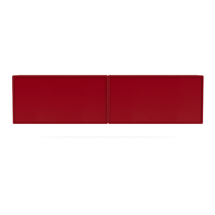 Montana Line Sideboard mit Aufhängungsschiene, Rote Beete rot
