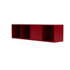 Montana Line Dressoir met ophangrail, rode biet rood