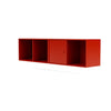 Montana Line Dressoir met ophangrail, rozehip rood