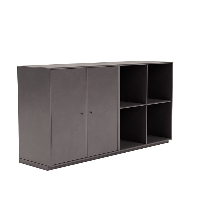 Montana paar klassiek dressoir met 3 cm plint, koffiebruin