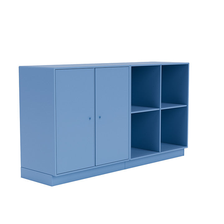 Montana paar klassiek dressoir met 7 cm plint, azure blauw