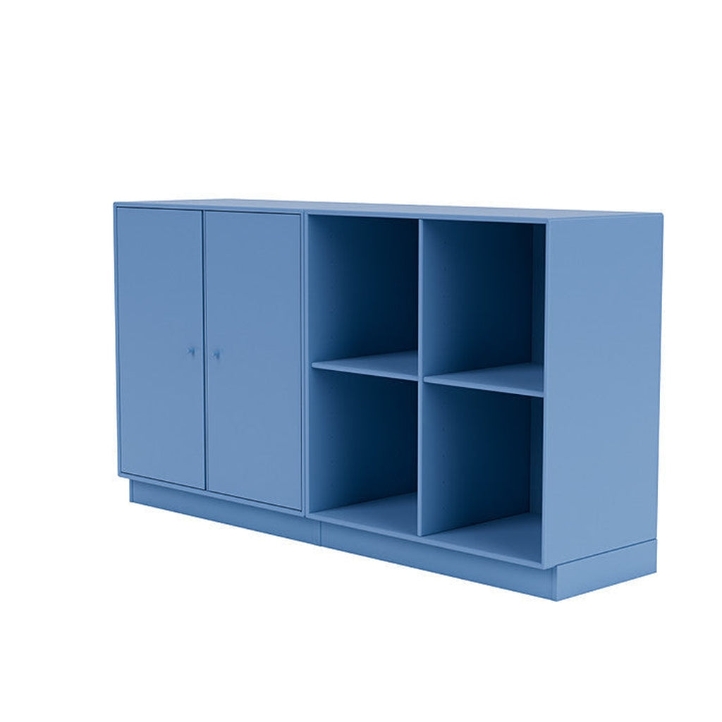 Montana paar klassiek dressoir met 7 cm plint, azure blauw