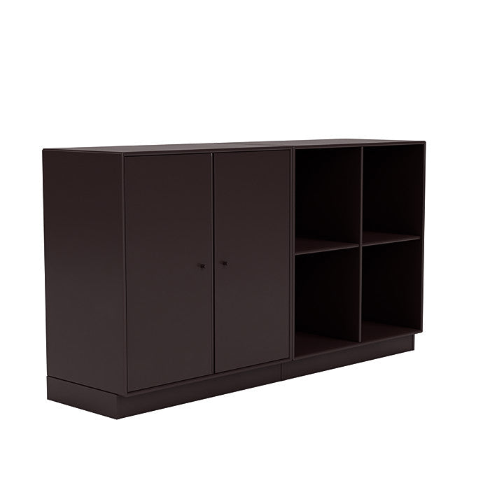 Montana paar klassiek dressoir met 7 cm plint, balsamisch bruin