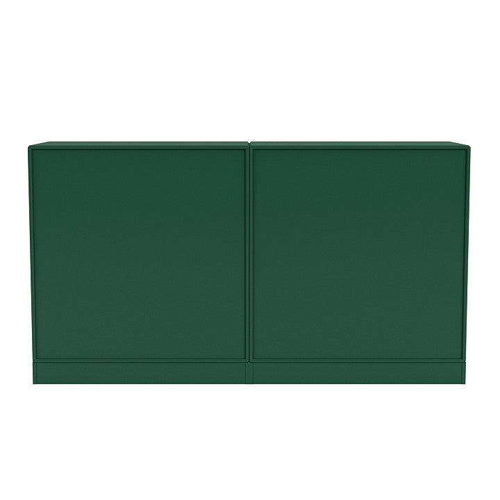 Montana paar klassiek dressoir met 7 cm plint, Pine Green