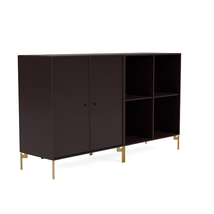 Montana Pair Classic dressoir met benen, balsamico/messing