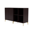 Montana Paar klassisches Sideboard mit Beinen, Balsamic/Messing