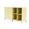 Montana Pair Classic Sideboard met benen, Camomile/Matt Chrome