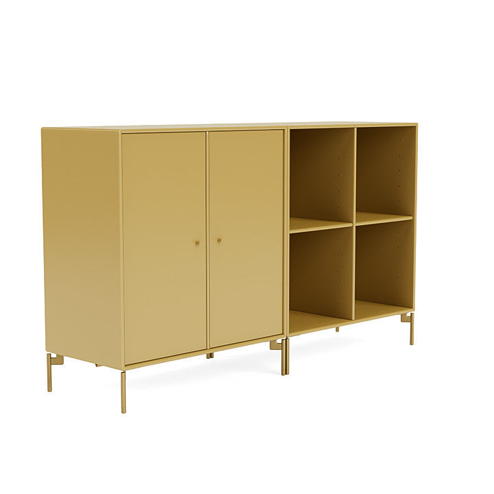 Montana paar klassiek dressoir met benen, komijn/messing