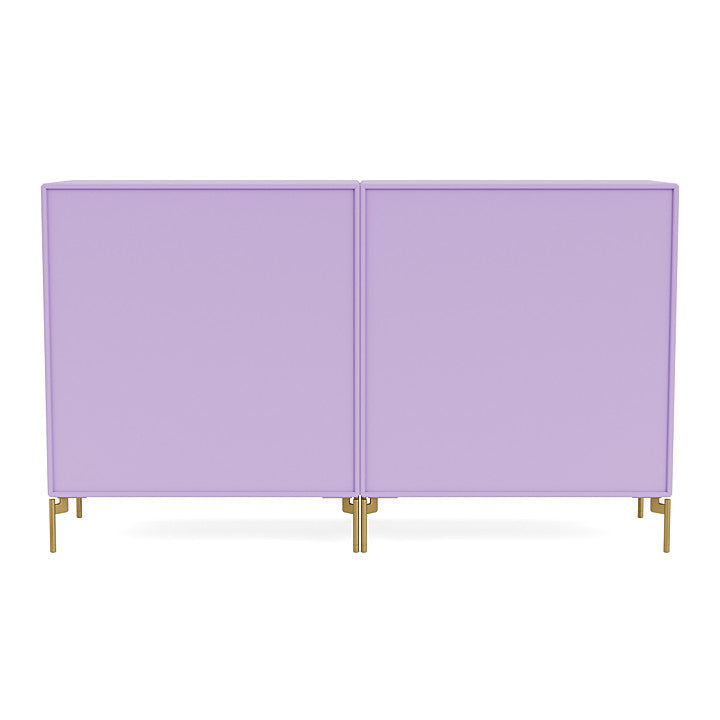 Montana Paar klassisches Sideboard mit Beinen, Iris/Messing