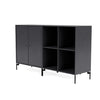 Montana Pair Classic Sideboard met benen, Carbon Black/Black