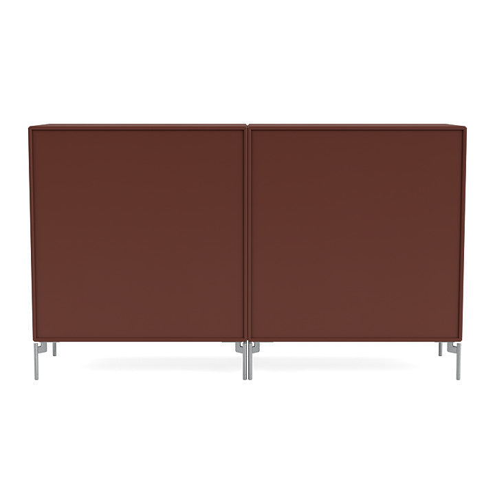 Montana Pair Classic dressoir met benen, Masala/Matt Chrome