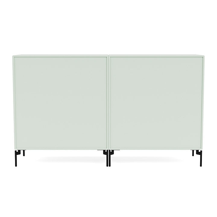 Montana Pair Classic dressoir met benen, mist/zwart