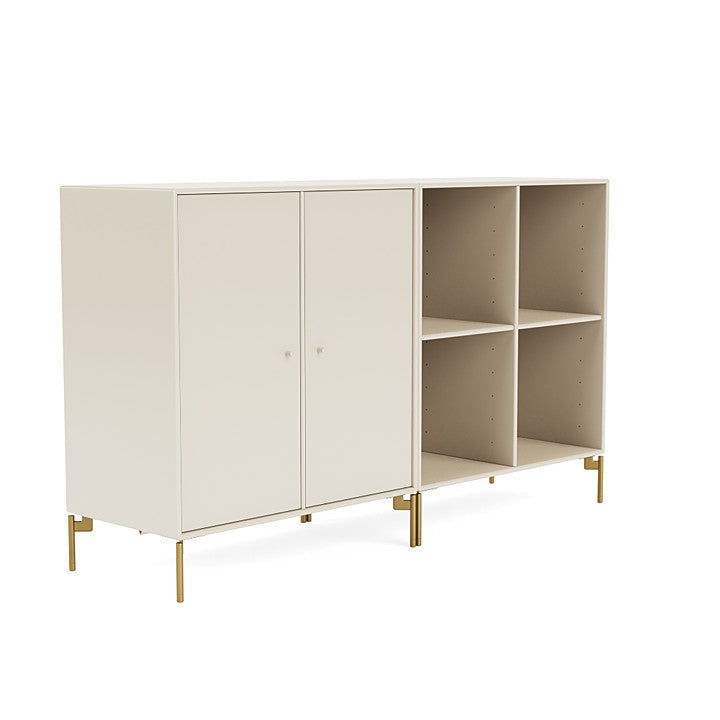 Montana Paar klassisches Sideboard mit Beinen, Hafer/Messing