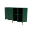 Montana Paar klassisches Sideboard mit Beinen, Kiefern/Messing