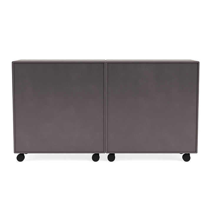 Montana Paar klassisches Sideboard mit Rastoren, Kaffeebraun