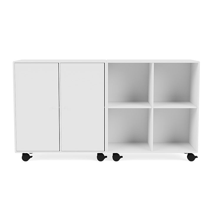 Montana Pair Classic Sideboard With Castors, New White
