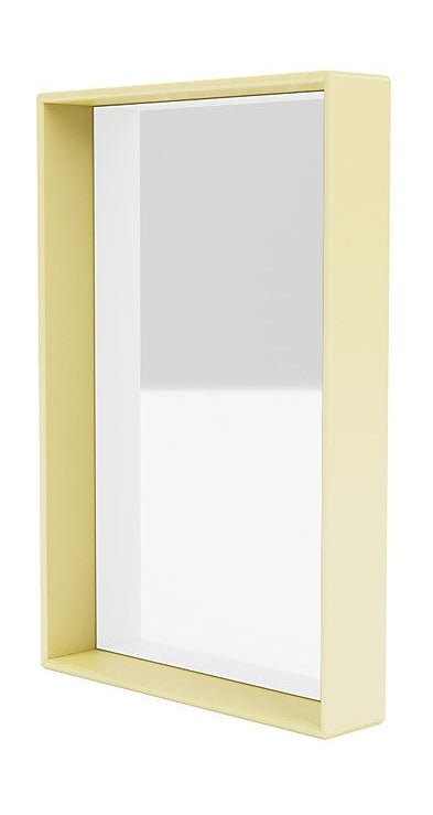 Montana Shelfie Mirror met plankframe, kamille geel
