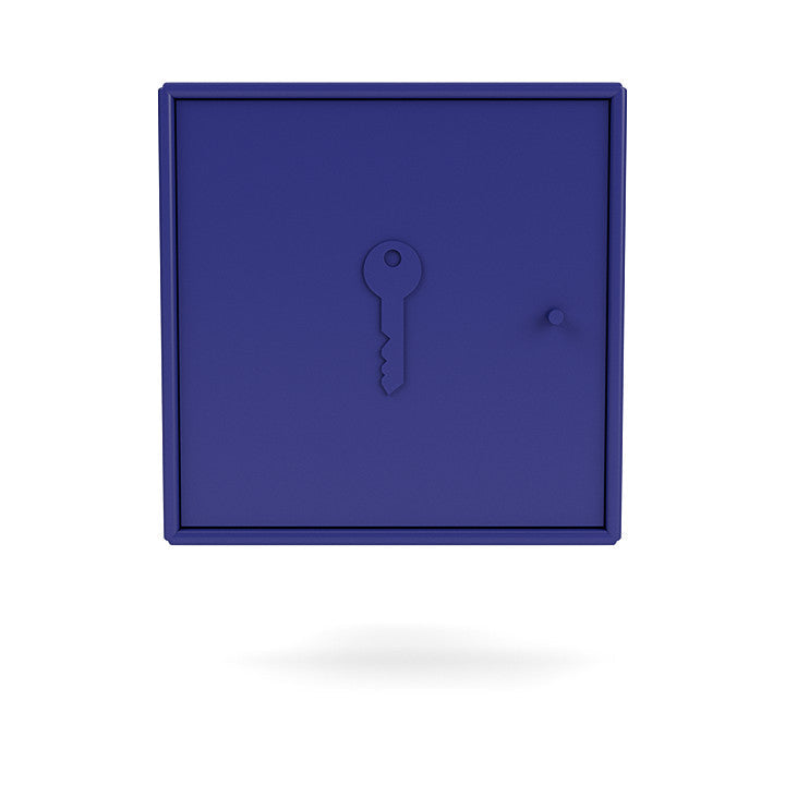 Montana ontgrendel Key Cabinet met ophangrail, Monarch Blue