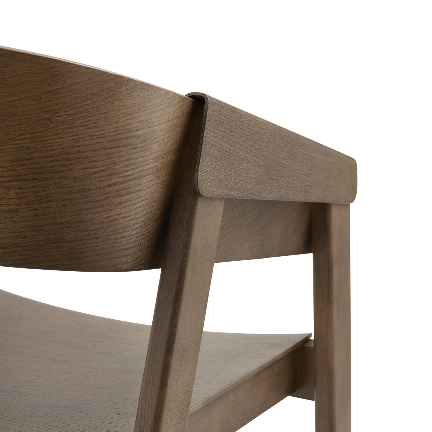 Muuto Cover Armchair, Dark Brown Stained