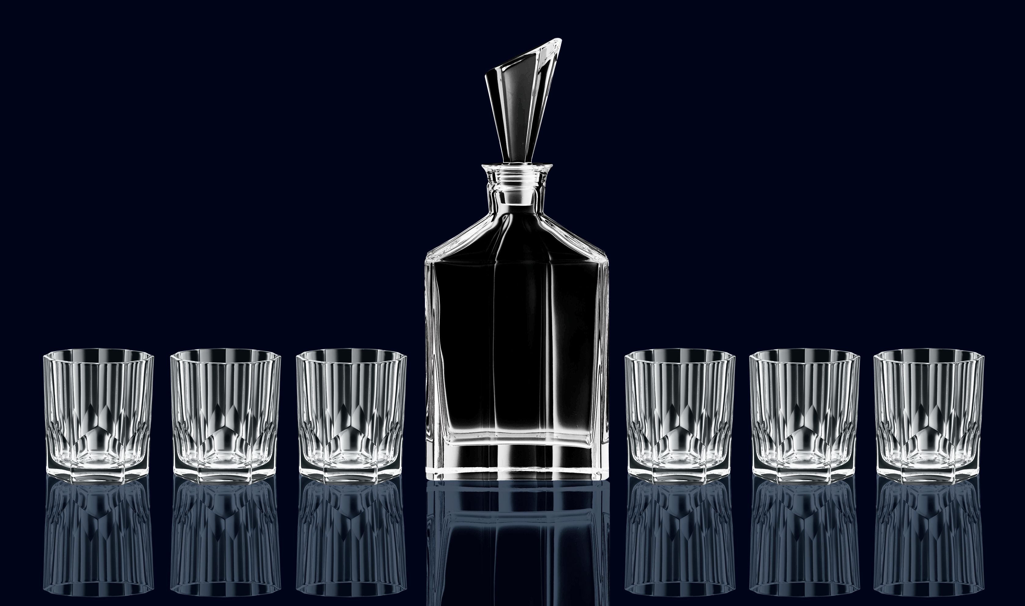 Nachtmann Aspen Whisky Set, Karaffe + 6 Gläser