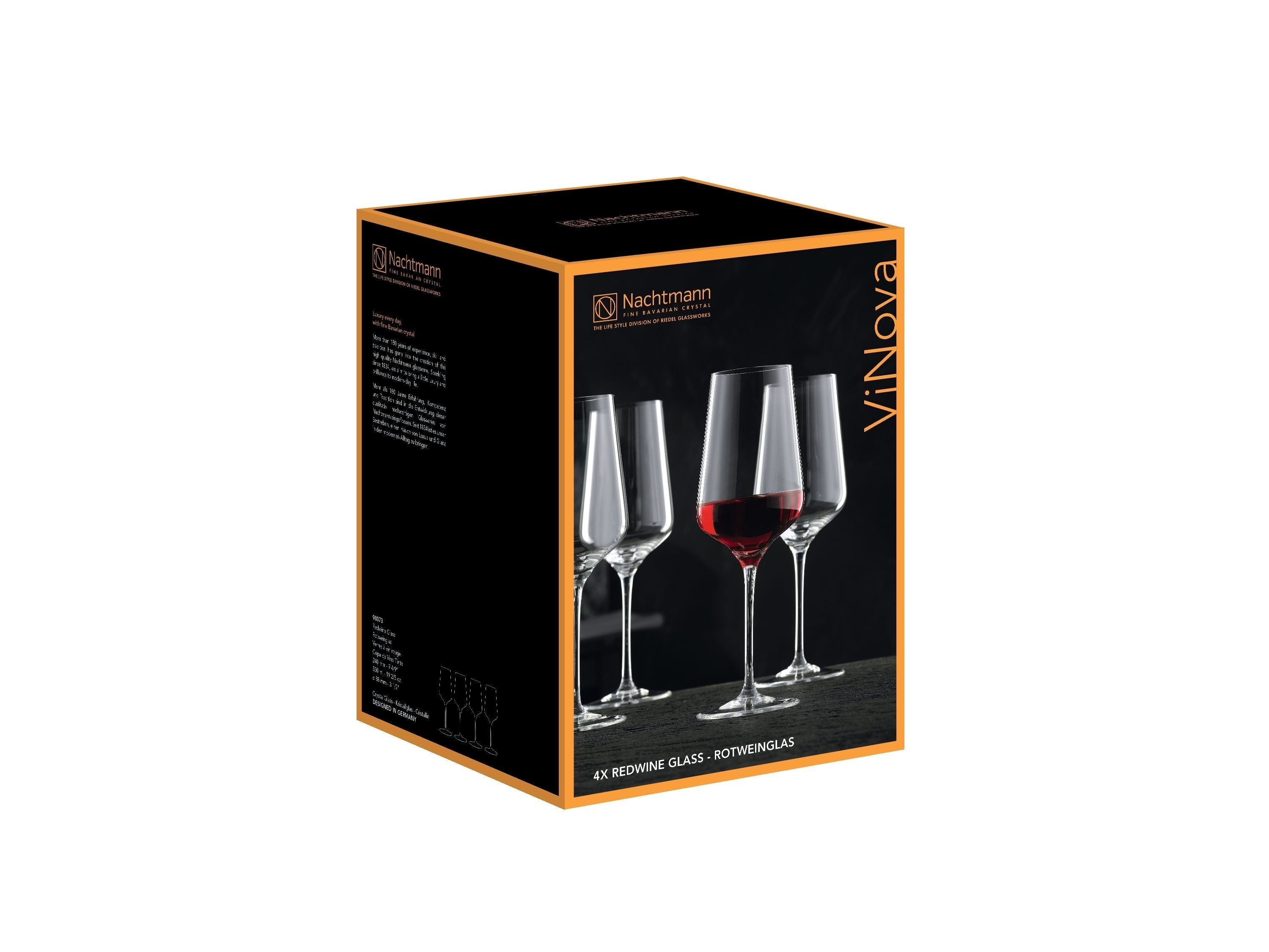 Nachtmann Vi nova rode wijnglas 550 ml, set van 4