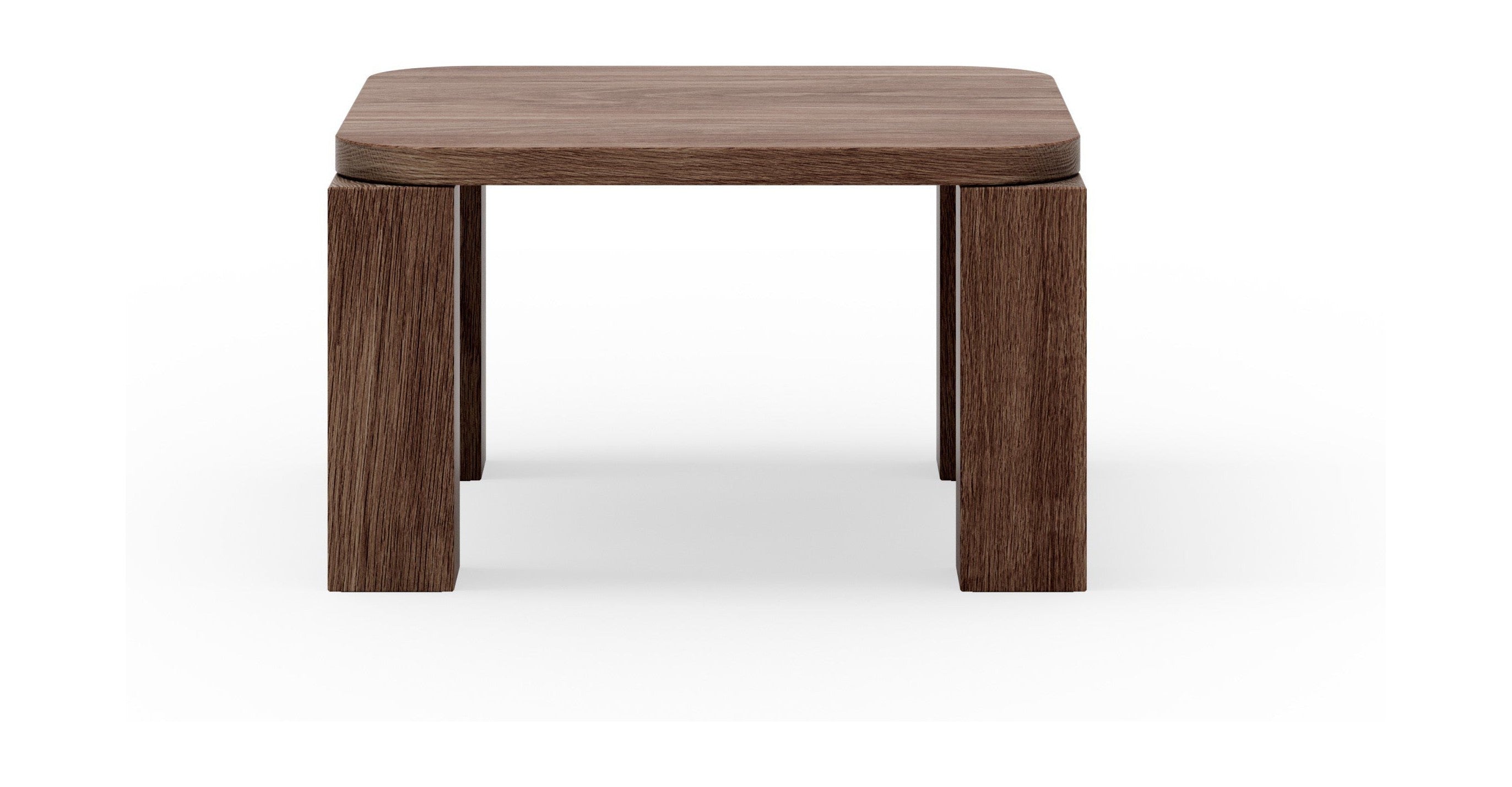 New Works Atlas Coffee Table Fumed Oak, 60x60 cm