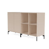 Montana Pair Classic Sideboard met benen, klei/zwart