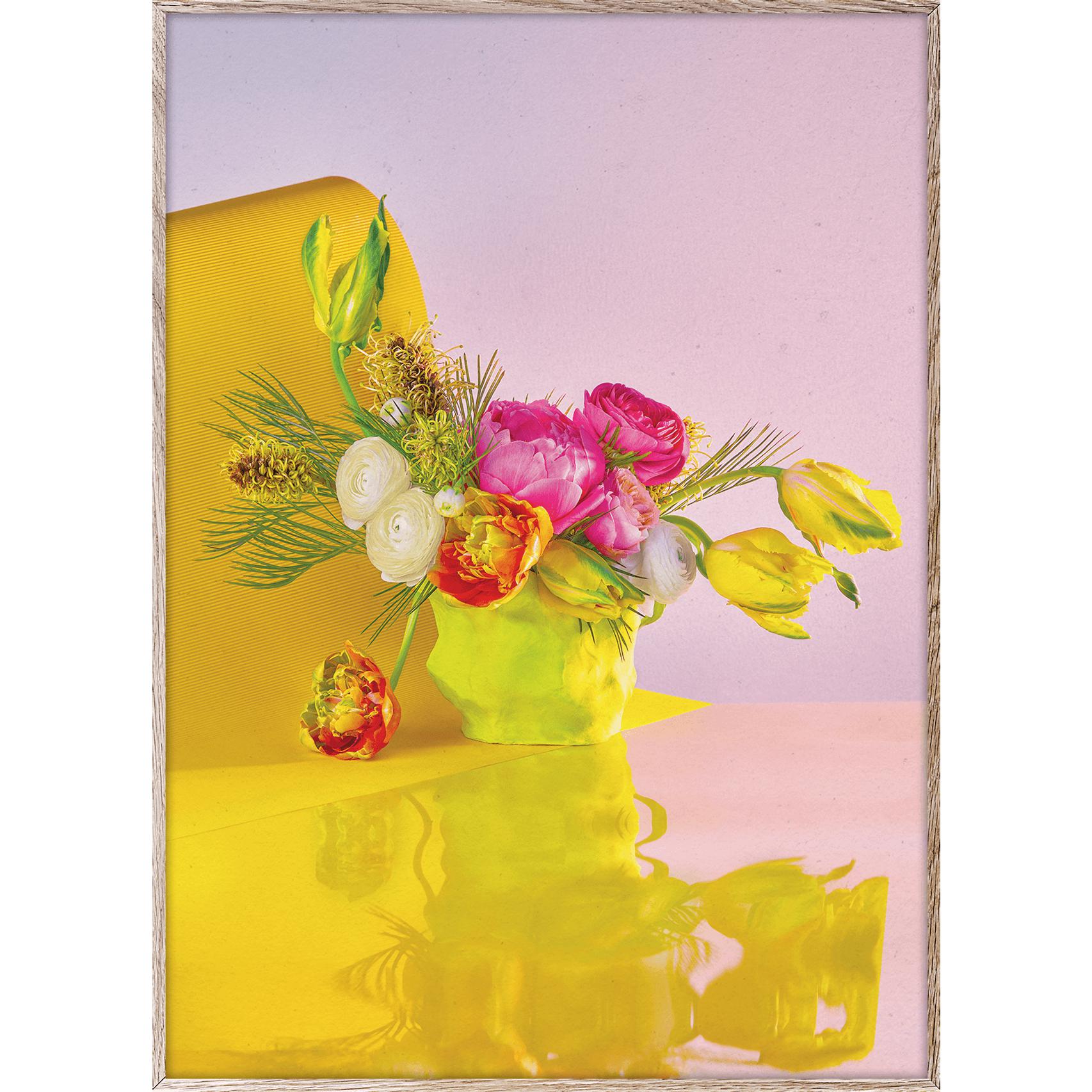 Paper Collective Bloom 03 Poster 50x70 Cm, Yellow