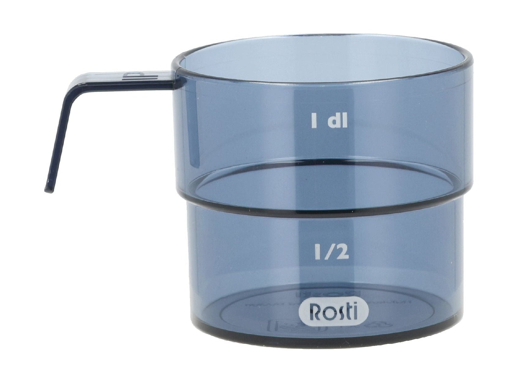 Rosti Mensura deciliter meet cup 100 ml, stoffig blauw
