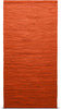Rug Solid Katoenen tapijt 75 x 200 cm, zonne -sinaasappel