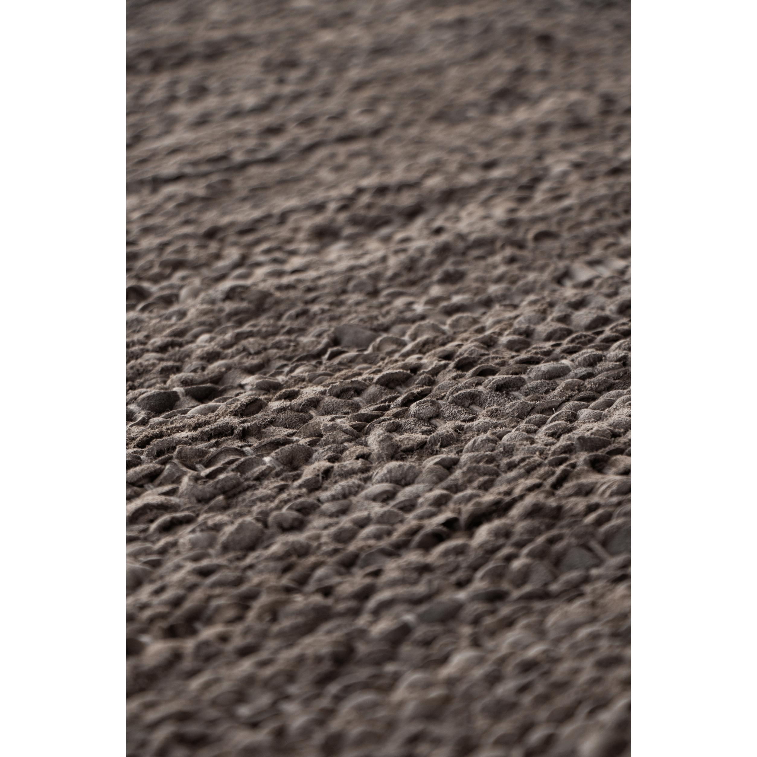Rug Solid Leather Carpet Wood, 170 X 240 Cm