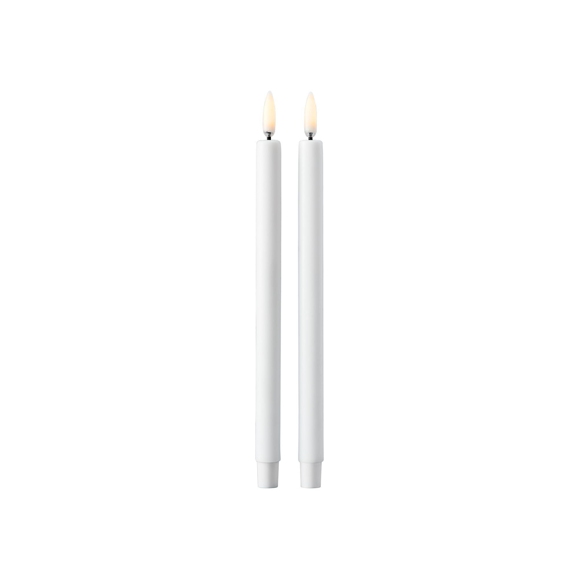 Stoff Nagel Led Candles By Uyuni Lighting Set Of 2, White