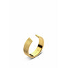 Skultuna Ribbed Ring Wide Small 316 L Steel Gold Plated, ø1,6 Cm