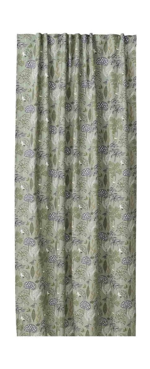 Spira Flora Vorhang mit Multiband, Grün