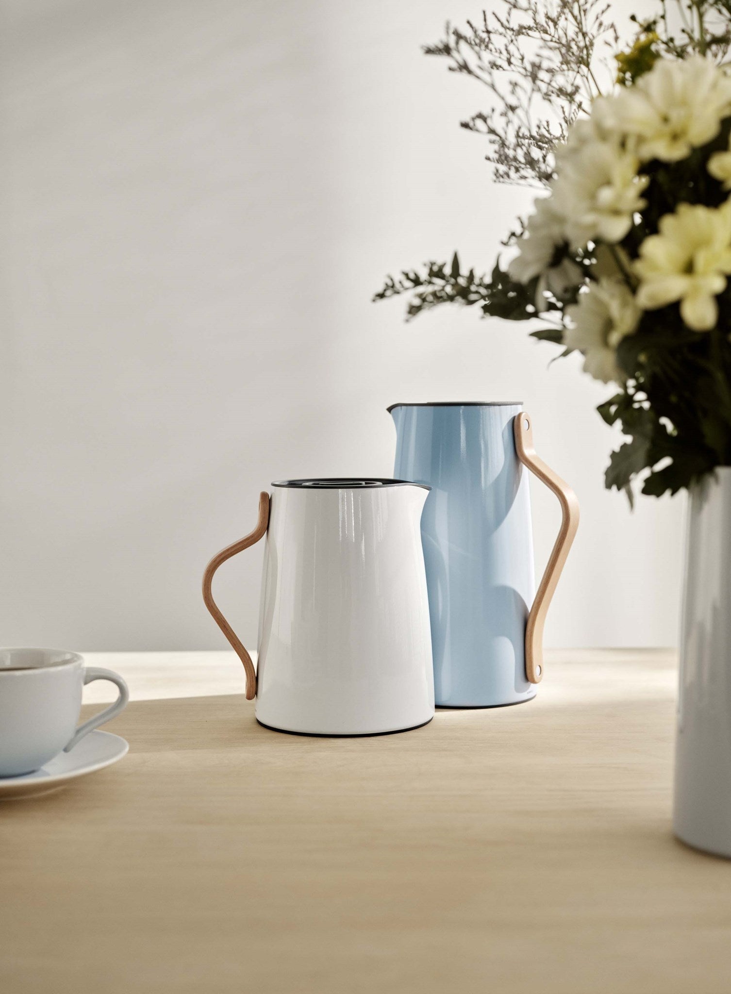 Stelton Emma Isolierkanne Kaffee 1,2 L, Blau