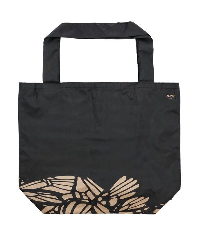 Zone Denmark Singles Shopping Bag, Black/Butterfly