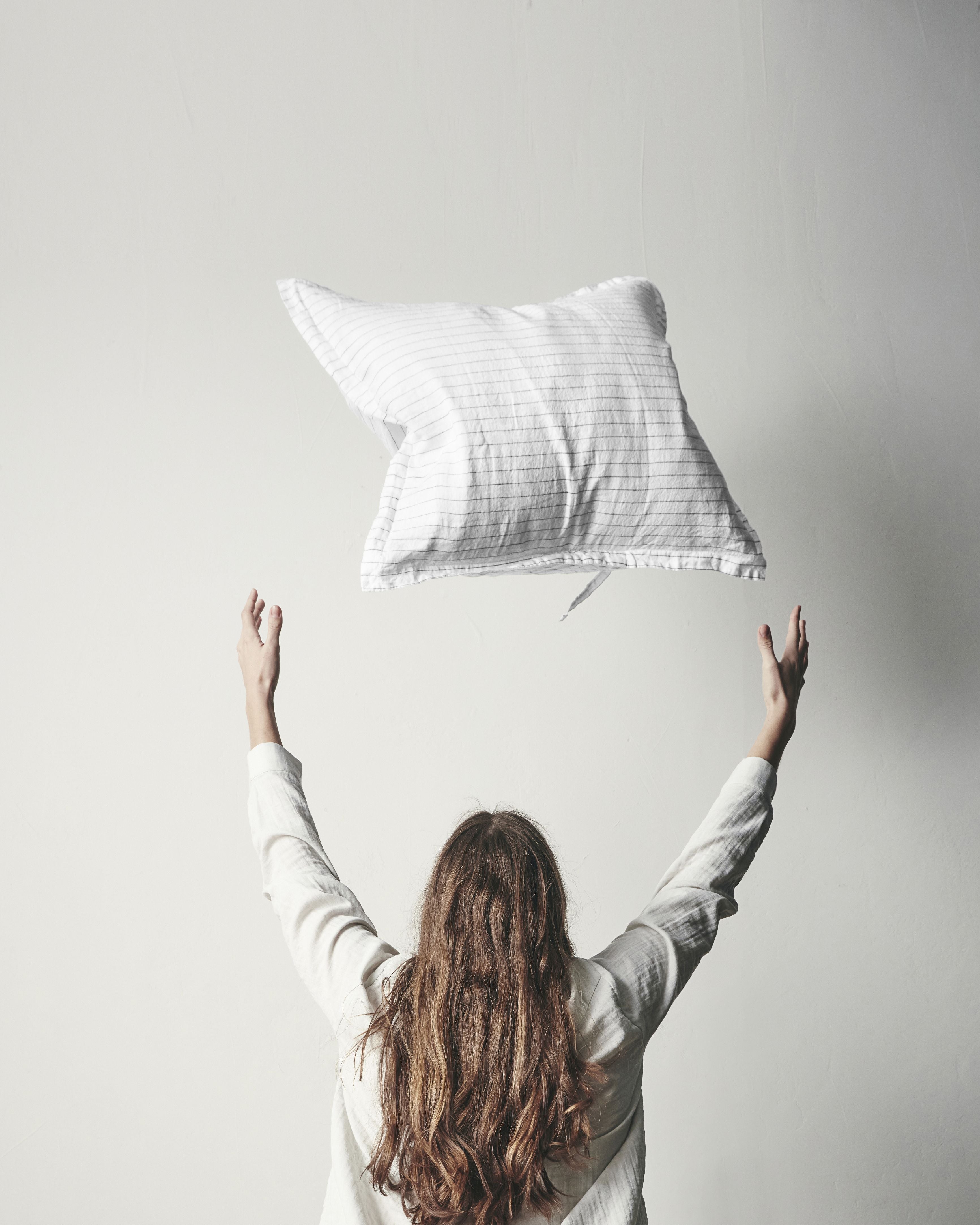 By Nord Dagny Pillowcase 60x50 Cm, Snow With Coal