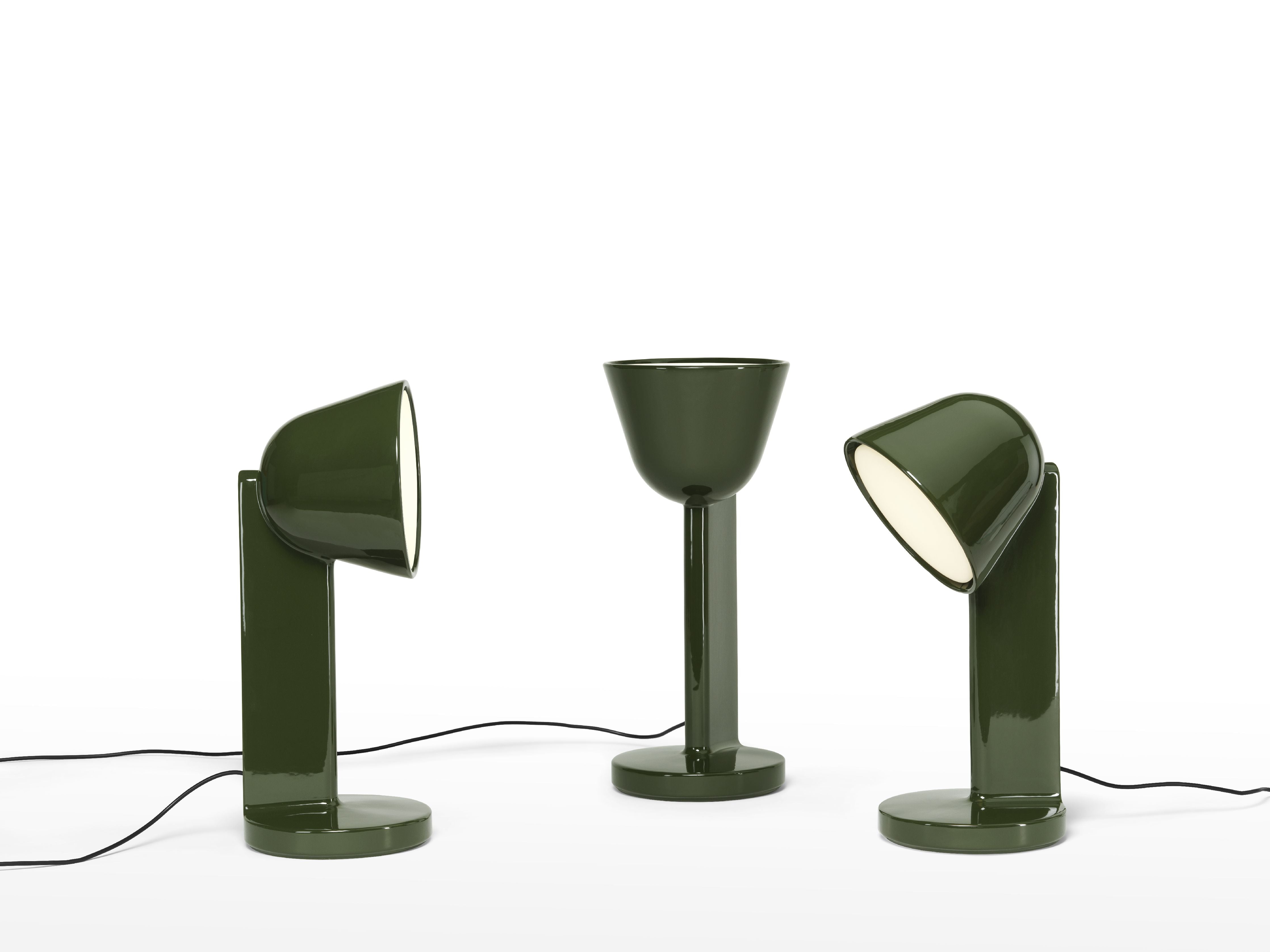 Flos Céramique tafellamp omhoog, Moss Green
