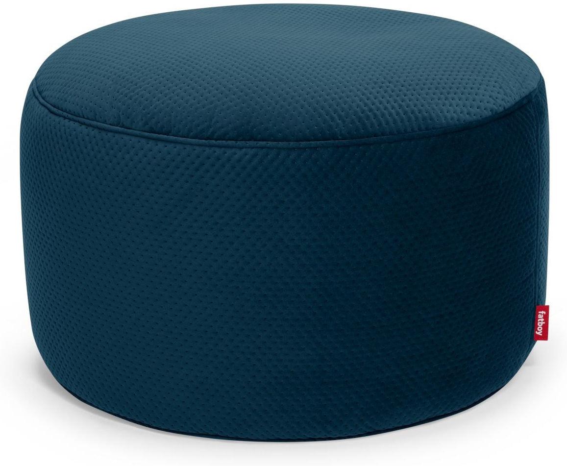 Fatboy Recycelter Punkt großer königlicher Velvet Pouf, Tiefsee